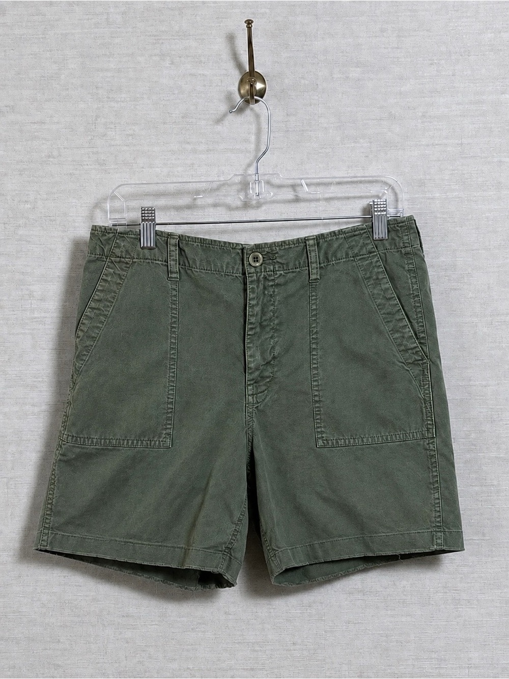 Madewell Olive Green Utility Cargo Shorts